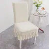 Funda de silla universal para cuatro estaciones para uso en el hogar, respaldo antideslizante todo en uno, funda de silla de comedor integrada, elástica y engrosada