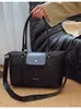 2026 Bolso Grande de Estilo Coreano Simple para Viajes Diarios para Mujer, de Gama Alta, Ligero, Gran Capacidad, Bolso de Mano con Asa al Hombro