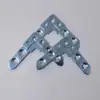 Brida Galvanizada Alemana T20 2.0 Agujero Plano Código de Ángulo Accesorios para Conductos de Aire Tapón de Ángulo Accesorios para Conductos de Ventilación