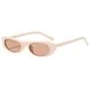 Gafas de sol retro estilo europeo y americano, de montura pequeña ovalada tipo ojo de gato, de moda y favorecedoras para rostros cuadrados y redondos, gafas de sol versátiles para mujer