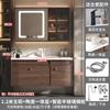 Fábrica directa de gabinetes de baño Yida Zhejiang color nogal oscuro gabinete para lavabo de baño al por mayor