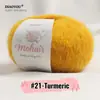 Comercio exterior hilo de mohair de bebé sudafricano para tejer a mano ganchillo DIY hilo fino hilo de mohair de seda ovillo de caballito de mar venta al por mayor