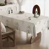 Toalha de Mesa de Luxo Leve de Alta Qualidade Impermeável e à Prova de Óleo Estilo Retro Americano Dopamina Tapete para Mesa de Jantar Estilo Ins Toalha de Mesa para Mesa de Centro