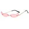 Nuevas gafas de sol personalizadas con montura pequeña para mujer, estilo europeo y americano, para fotografiar estrellas en la calle, gafas de sol redondas para hombre, gafas de fiesta de moda.