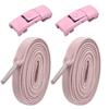 Hebilla de Cordón Elástico Perezoso de 8 mm Sin Atar Cordón de Zapato Elástico de 8 mm de Ancho para Hombres y Niños Sujetador Sin Atar