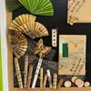 Papel para Caligrafia de Jardim de Infância e Ensino Fundamental Embalagem Papel Kraft Papel de Presente Envoltório Anel Decoração de Fundo Criativa Material de Decoração Artesanal