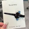 Presilha de Cabelo Desenho Animado Doce Coreano para Mulheres Pequena Fresca Simples High-End Presilha Bico de Pato Versátil Estilo Ins Presilha Lateral Acessórios de Cabelo