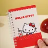Joytop Hello Kitty Serie Vitalidad - Cuaderno de Espiral de Tapa Lateral