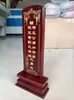 Tableta Personalizada con Grabado para Adorar Ancestros, Tableta para Salón Ancestral y Templo, Tableta Doméstica de Madera Maciza para el Cielo, la Tierra, el Rey, los Padres y los Maestros