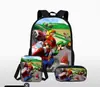 Nueva Mochila Escolar de Dibujos Animados de Mario de Amazon Mochila para Estudiantes de Primaria y Secundaria Mochila Super Mario Juego de Tres Piezas en Stock