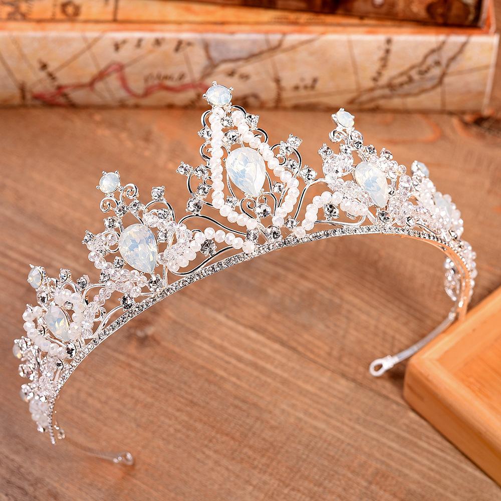 新娘手工皇冠 巴洛克皇冠 水晶皇冠