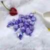 16mm Banhado a UV Cor Sólida Cubo de Água Furo para Pendurar Contas Soltas Cor Milkshake Creme Pingente DIY Joias com Contas Popular