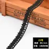 Encaje Tejido de Hilo de Algodón Negro Adorno para Manualidades Tela para Mantel Hecho a Mano Materiales para Ropa de Cama de Sofá Tela para Cortinas