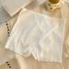 Base Líquida Invisível Shorts de Segurança Sem Costura Verão Fino Seda de Gelo Anti-Exposição Base Feminina Cueca Boxer Antirrolamento
