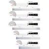 Ventas directas de fábrica transfronterizas Juego de cuchillos de cinco piezas con mango hueco Cuchillo para verduras de cocina doméstica cuchillo de chef cuchillo para pan cortador de carne