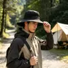Sombrero de Sol de Verano con Cordón para Exteriores para Hombres y Mujeres, Senderismo, Montañismo, Camping, Sombrero de Pescador, Sombrero Anti-UV para Pesca en Exteriores