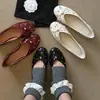 Primer Encuentro con los Mocasines Planos de Boca Baja de Moda y Sencillos con Lazo y Remaches de la Temporada, Mocasines sin Cordones para Mujer