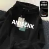 Sudadera con capucha de otoño para hombre, estilo primavera/otoño 2025, top casual holgado para adolescentes, chaqueta oversized de marca de moda