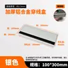 Caja de Rosca Amortiguadora de Aleación de Aluminio Cubierta de Agujero para Cables de Escritorio Computadora Escritorio Cuadrada