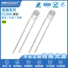 F3/3MM cabeça redonda sem moldura neblina plugue direto contas de luz indicadora pés longos pés curtos luz de energia brilhante tubo secundário emissor de luz fabricante