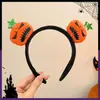 Diadema de Halloween para Niños Sombrero de Malla de Bruja Diadema de Calabaza Fantasma Accesorios para Disfraces de Fiesta Cosplay