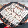 Lenço Quadrado Pequeno JM de Lã de Seda Imitação Algodão-Linho, Novo Lenço de Seda Outono e Inverno, Versátil para Viagens Diárias, Moda Vintage e Xale Elegante