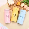 Nueva taza de agua mini de alto diseño con diseño de gato de dibujos animados, taza aislada de acero inoxidable 304, taza portátil para exteriores
