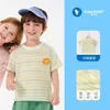 Top de Verano de Manga Corta para Niños Ropa de Bebé Camiseta Casual de Manga Corta para Niños Bordado de Dibujos Animados Ropa de Verano para Bebés