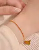 Pulsera de Cuerda Chapada en Plata de Ley S925 Color Oro de 18K para Mujer, Joyería de Mano Personalizada Ajustable para el Año de la Suerte, Popular en Xiaohongshu