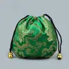 07Jn Bolsa de Brocado Bolsa de Estilo Antiguo para Cuentas de Oración Budista Bolsa para Pulsera, Bolsa Cultural, Bolsa de Embalaje, Bolsa Pequeña de Brocado, Bolsita