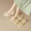 Sandalias de Suela Gruesa Estilo Francés Zhr para Mujer 2026 Nuevo Modelo de Verano Uso al Aire Libre Estilo Hada Elegantes Versátiles Sandalias de Una Correa