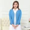 Suéter de enfermera suéter estilo coreano otoño e invierno ropa guía ropa de viaje cárdigan abrigo prenda exterior cálido forro polar grueso