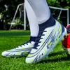 Comercio Exterior Transfronterizo Nuevos Zapatos de Fútbol de Caña Alta para Hombre con Tacos FG TF de Uñas Rotas para Estudiantes al Aire Libre Zapatillas de Entrenamiento Antideslizantes