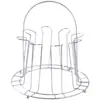 Estante para tazas para uso doméstico, juego de té, diseño invertido para escurrir, a prueba de polvo, adecuado para tazas de té y vasos de vidrio, estante creativo para almacenamiento y exhibición