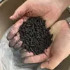 Partículas adsorventes de dióxido de carbono para câmaras de escape de minas de carvão possuem alta dureza e não são facilmente quebradas, usadas como adsorventes de CO2 para mineração