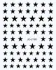 Pegatinas para Uñas de Estrella de Cinco Puntas Negras y Blancas Plateadas de Moda Lámina Adhesiva Calcomanías para Uñas Venta al por Mayor