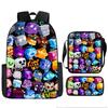 ROBLOX blox fruits mochila escolar primária e secundária mochila infantil mochila de grande capacidade Bolsa de Ombro Estojo