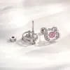 Novos Brincos de Gato Vazado Doces e Meninas Estilo Pulo Zircônia Estilo Ins Piercing de Cartilagem Tachinhas de Orelha