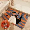 Alfombrilla de baño 2026 Nueva Alfombrilla para pies Puerta de inodoro Alfombrilla antideslizante Dibujos animados Engrosada Imitación Cachemira Alfombra de baño