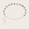 Cinturón fino decorativo vintage para mujer, sencillo y versátil, ideal para combinar con vestidos, faldas y cinturones pequeños. Disponible en stock.