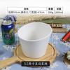 Olla caliente para restaurante, plato, cubo, tazón oblicuo, tazón de ingredientes de color, olla caliente de autoservicio de porcelana de imitación comercial, tazón para verduras, vajilla de melamina