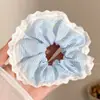 Goma para el pelo de estilo coreano de gran tamaño con forma de intestino de cerdo, nudo de lazo de alta gama, cuerda para moño, estilo perezoso multicapa, goma para el pelo, accesorios para el pelo