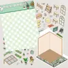 Floricultura de Postes de Primavera Adesivos de Paisagismo Floricultura de Desenho Animado Micro Loja DIY Impermeável Atacado Transfronteiriço Adesivos de Quebra-Cabeça Tridimensionais