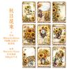 Yan Ji material papel flor palavras série elfo retro elfo mão conta DIY material decoração base 36 peças 4 modelos