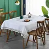 Mantel Navideño Impermeable y a Prueba de Aceite, Lujo Ligero, Tela Bordada de Poliéster de Alta Gama, Mantel y Mantel de Comedor con Encaje para Uso en Hotel y Hogar
