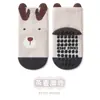 Calcetines Gruesos Cálidos Antideslizantes 3D Estilo Coreano para Bebés y Niños Pequeños, Calcetines de Rizo con Estampado Grande