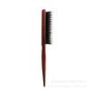 Em estoque Madeira Maciça Cabelo Triplo Pente Pente Juba de Porco Rabo de Cabelo Feminino Dentes Estreitos Cabelo Cacheado Fofo Maquiador