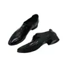 Zapatos de Piel de Punta de Piel de Vaca de Lujo Ligero, Simples, de Gama Alta, Negocios, Moda Estilo Británico, Zapatos de Hombre de Piel Genuina