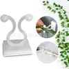 Clipe de Fixação para Trepadeira Rosa Verde Fixador de Parede para Plantas Trepadeiras Clipe Autoadesivo para Parede de Crescimento de Plantas Armazenamento de Fio