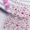Caja de lentes de contacto serie popular kitty cielo pegatinas decorativas pegatinas 3D para uñas saltamontes encendedor pegatinas DIY
